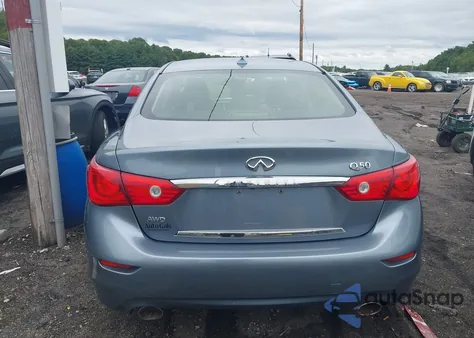 2015 Infiniti Q50 Premium из США, поврежденный, VIN JN1BV7AR1FM412691